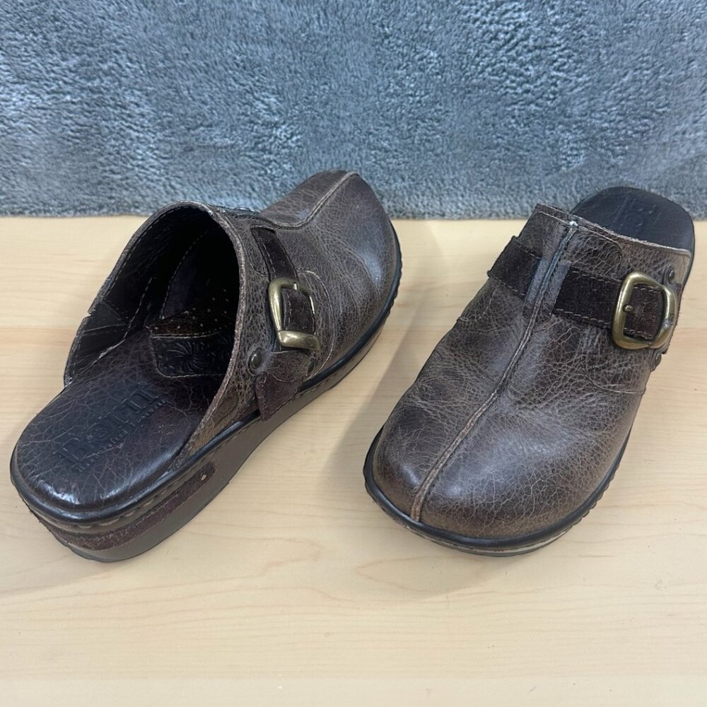 Born Leather Clog Mule Slides